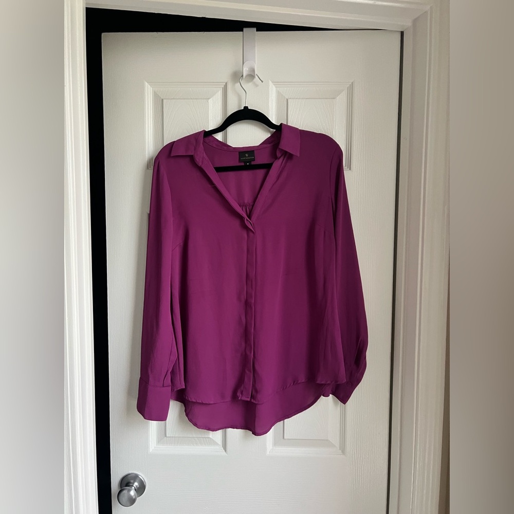 Worthington Magenta Blouse